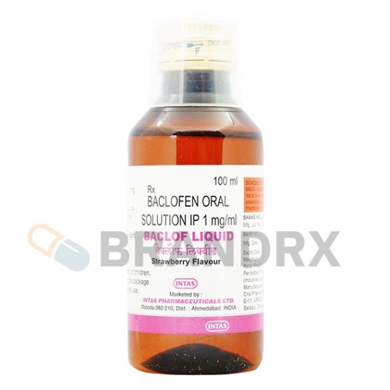 Baclof Liquid 5 mg Intas Pharmaceuticals